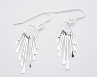 Sterling Silver Fringe Earrings