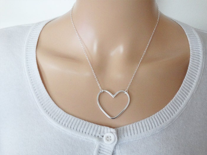 Ciondolo Cuore Aperto In Argento 925 Con Catena – Set Gioiello Antiappannamento, Regalo