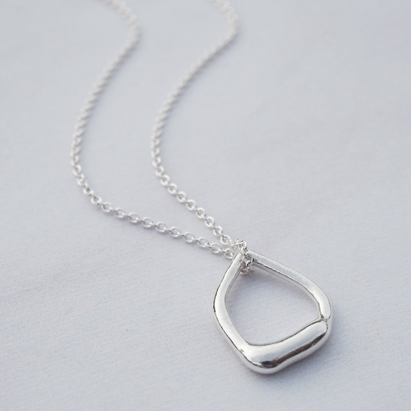 Silver Organic Necklace