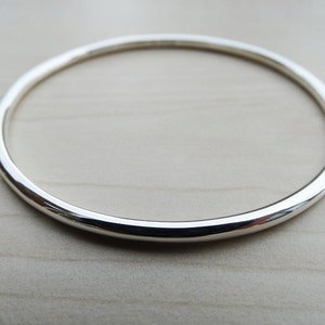 Solid Silver Bangle Sterling Silver image 4