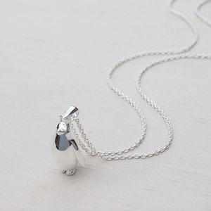 Silver Penguin Necklace | Sterling Silver