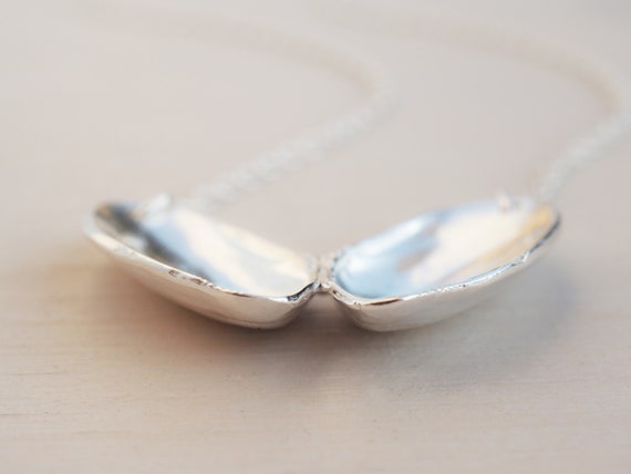 【as\"on】25ss SEASHELL NECKLACE Real Winkle Shell Coated in Silver! Silver Dipped Shell