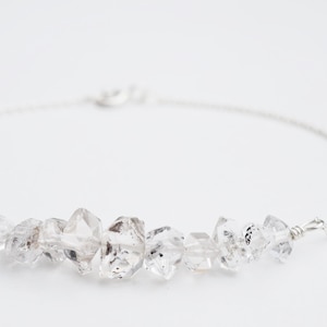 Herkimer Diamond Bracelet | Sterling Silver