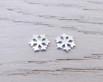 Glintara Orecchini A Perno In Argento 925 Natale - Fiocco Di Neve E Alce Con Perle, Ipoallergenici, Regalo Per Ragazze
