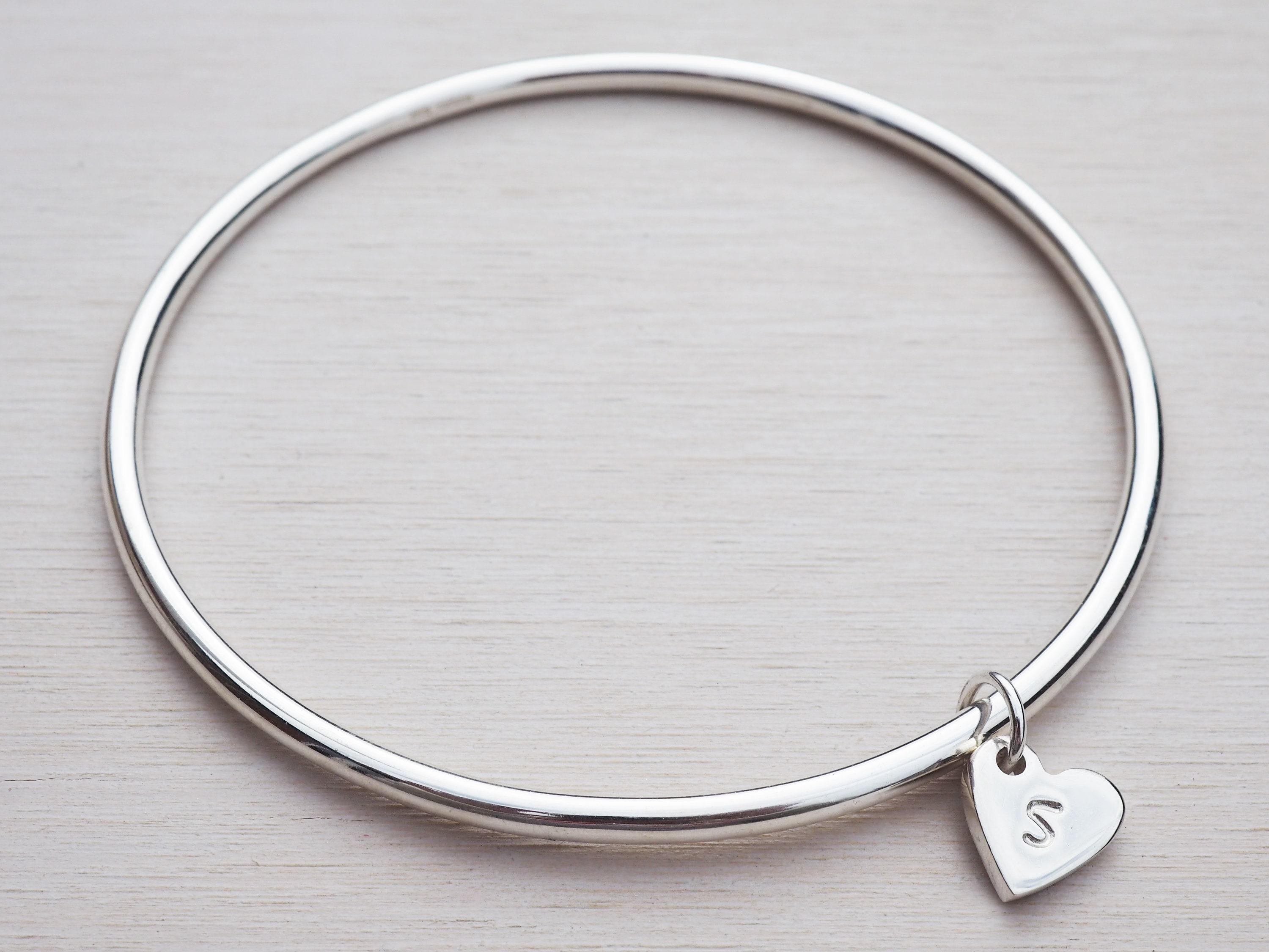 [HARANG]★BTS 着用★HR 02B_Silver Letter Bangle Bracelet HARANG]☆BTS 着用☆HR 02B_Silver Letter Bangle Bracelet