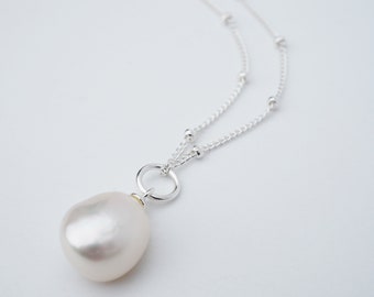 Pearl & Sterling Silver Necklace