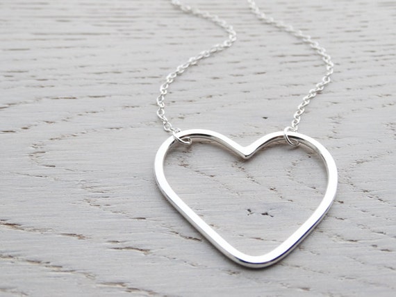 Ciondolo Cuore Aperto In Argento 925 Con Catena – Set Gioiello Antiappannamento, Regalo