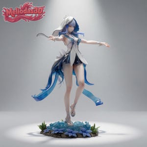 Shorekeeper Wuthering Waves STL-bestand, 3D-printbaar beeldje