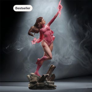 Invincible – Atom Eve | Pink Spectrum Eclipse STL Statue | 3D Print Model | Digital STL File