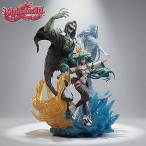 Dizzy Guilty Gear 3D STL-bestand, figuurtje voor 3D-printen