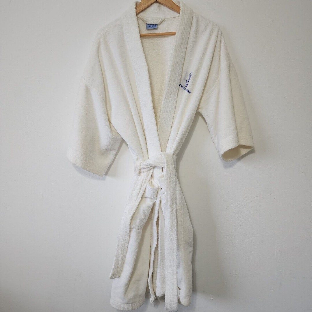 The Ritz Carlton White Robe Benard Robes One Size Vintage Etsy