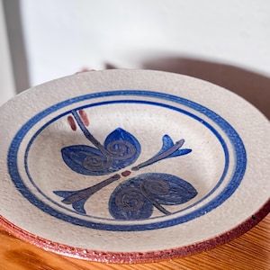 Bol vintage de Søholm, Dinamarca – Plato de cerámica danesa – Gres de Bornholm – Cerámica azul escandinava