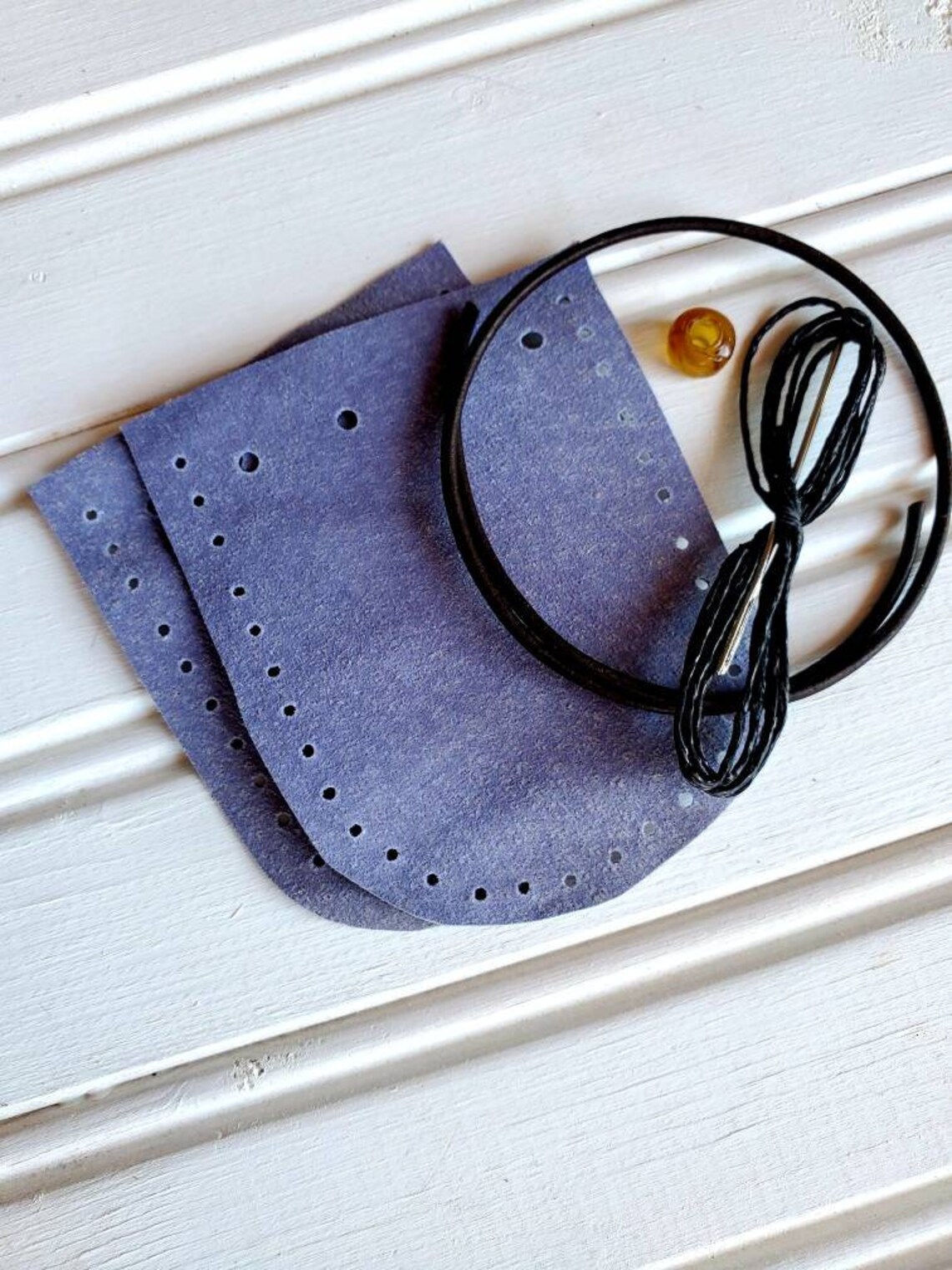 Leather Pouch Kit with Instructions for Kids and Beginners Etsy