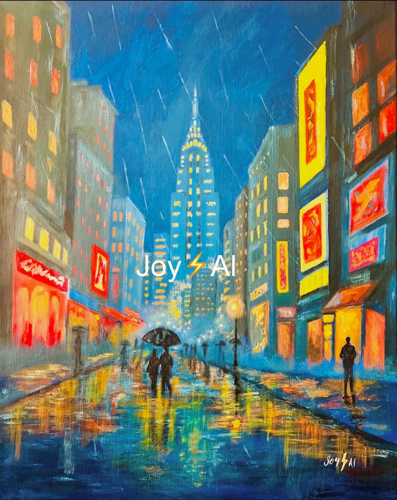 Nyc rain painting - Etsy 日本