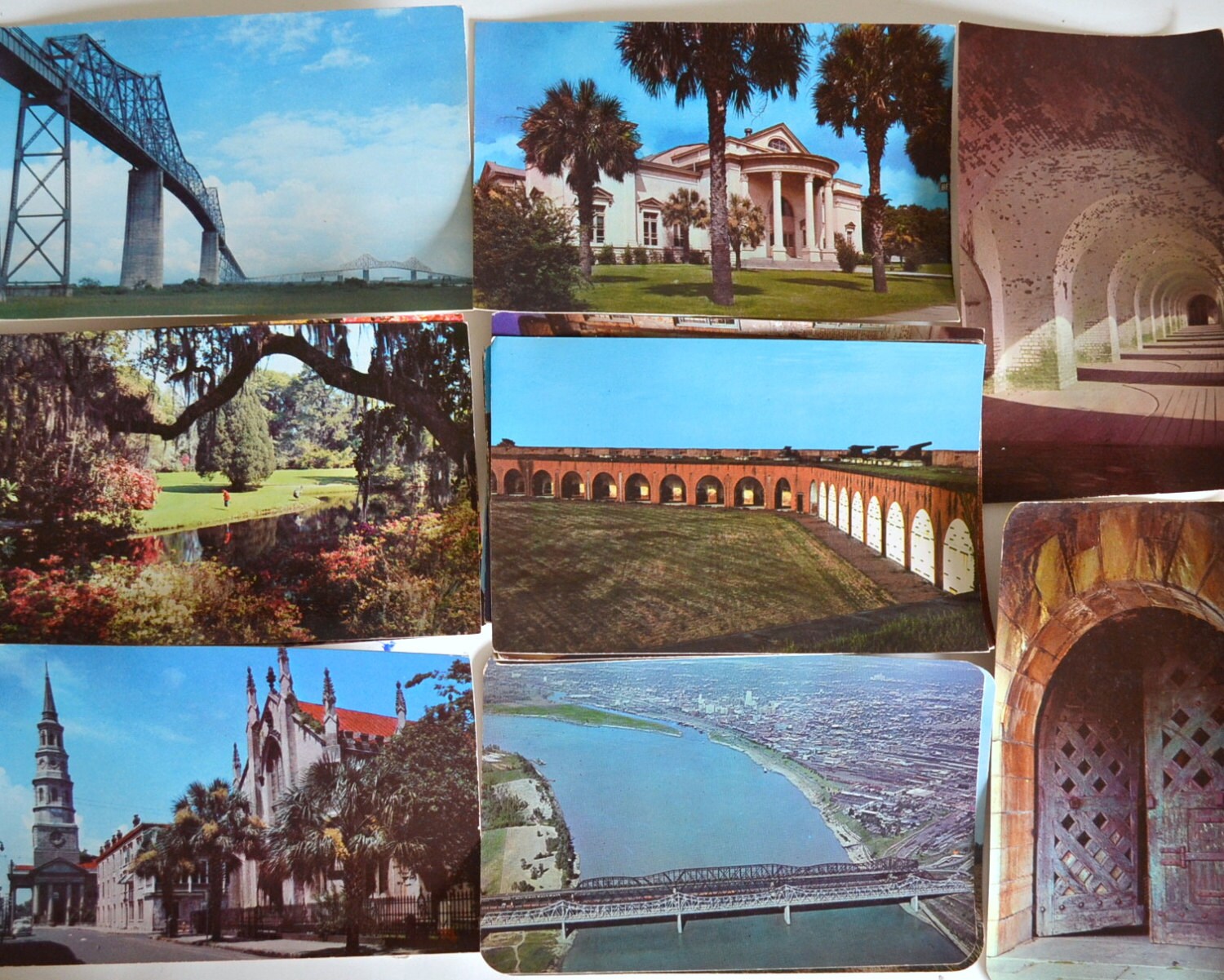 Vintage Post Cards 1950s Charleston S.C. Savannah Ga. Etsy