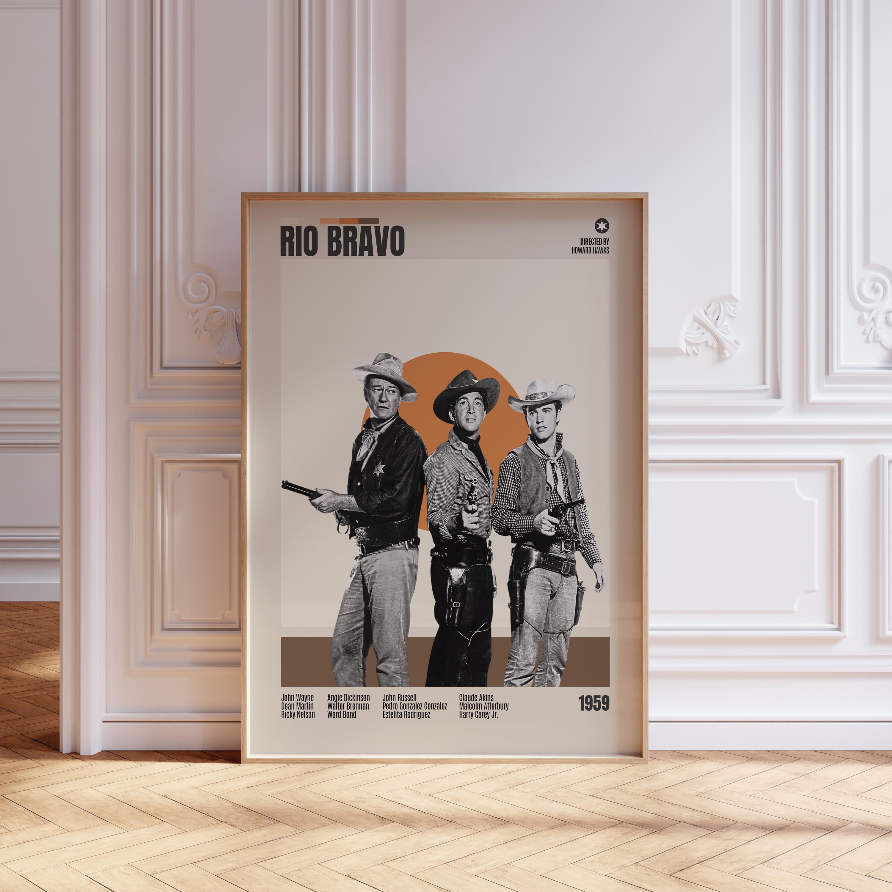 Vintage Rio Bravo Movie Poster - Etsy