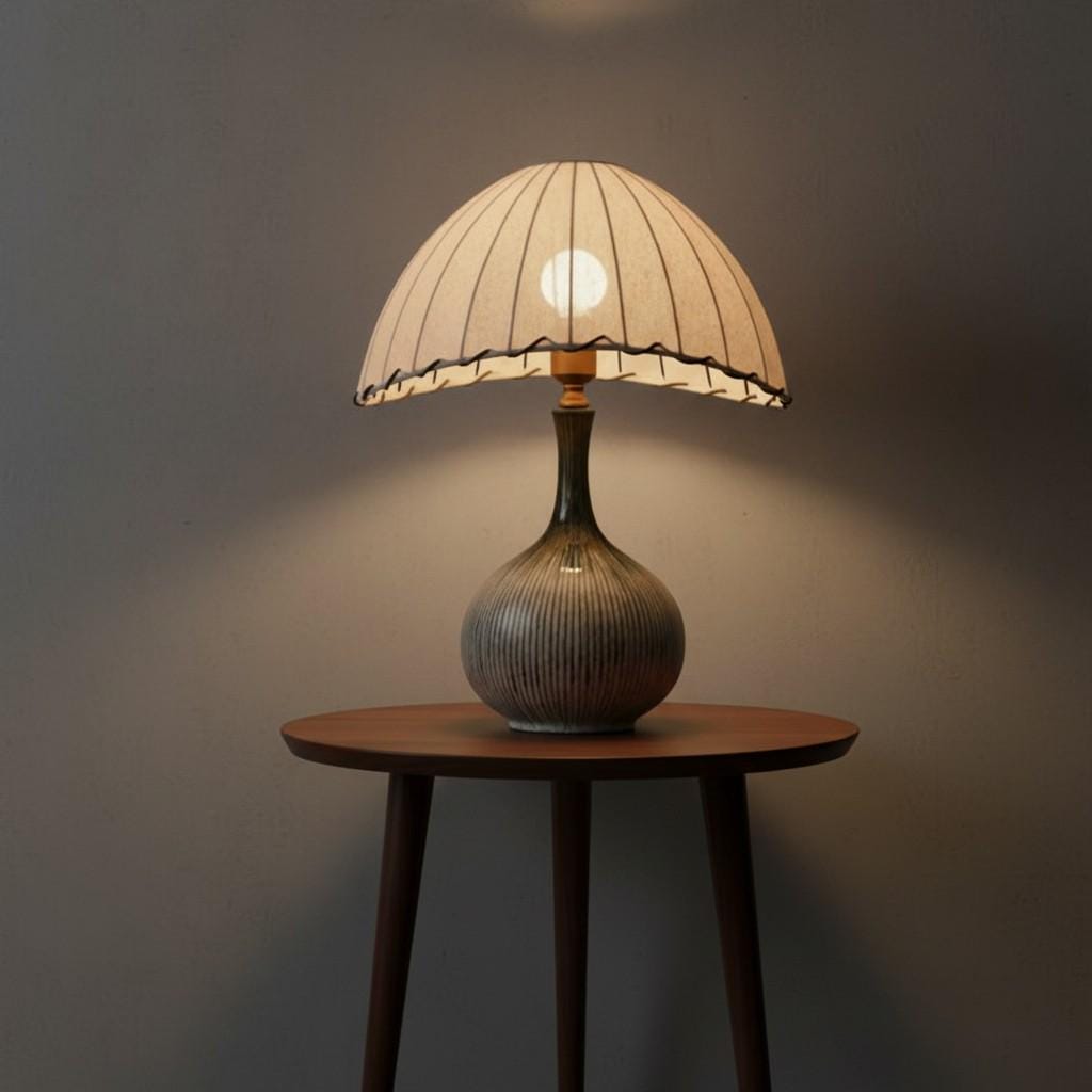 Mid century pottery table lamp - Etsy 日本