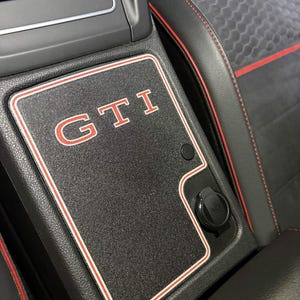 Volkswagen Golf 8 Storage Compartment Lid (Cup Holder) – GTI Logo