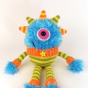 Hairy Horace Monster Amigurumi Crochet Pattern image 2