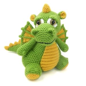 Drake the Dragon Amigurumi Crochet Pattern image 1