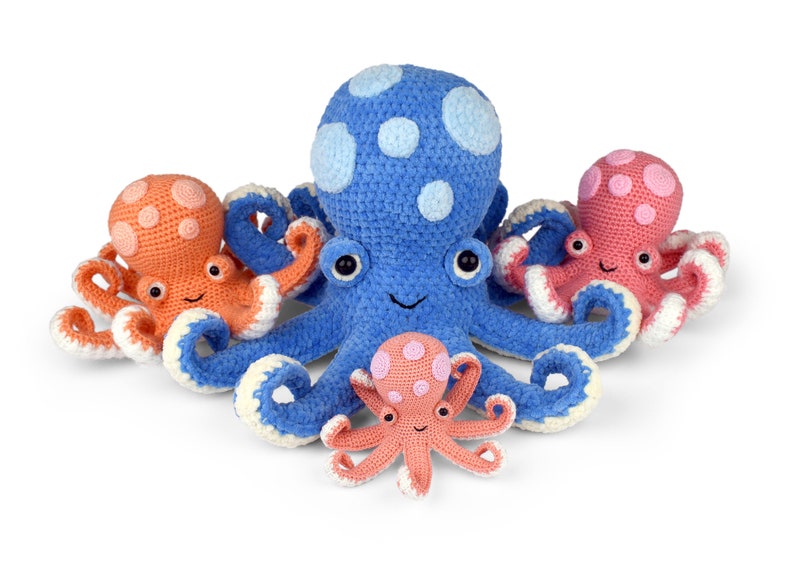 Otto the Octopus Amigurumi Crochet Pattern zdjęcie 9