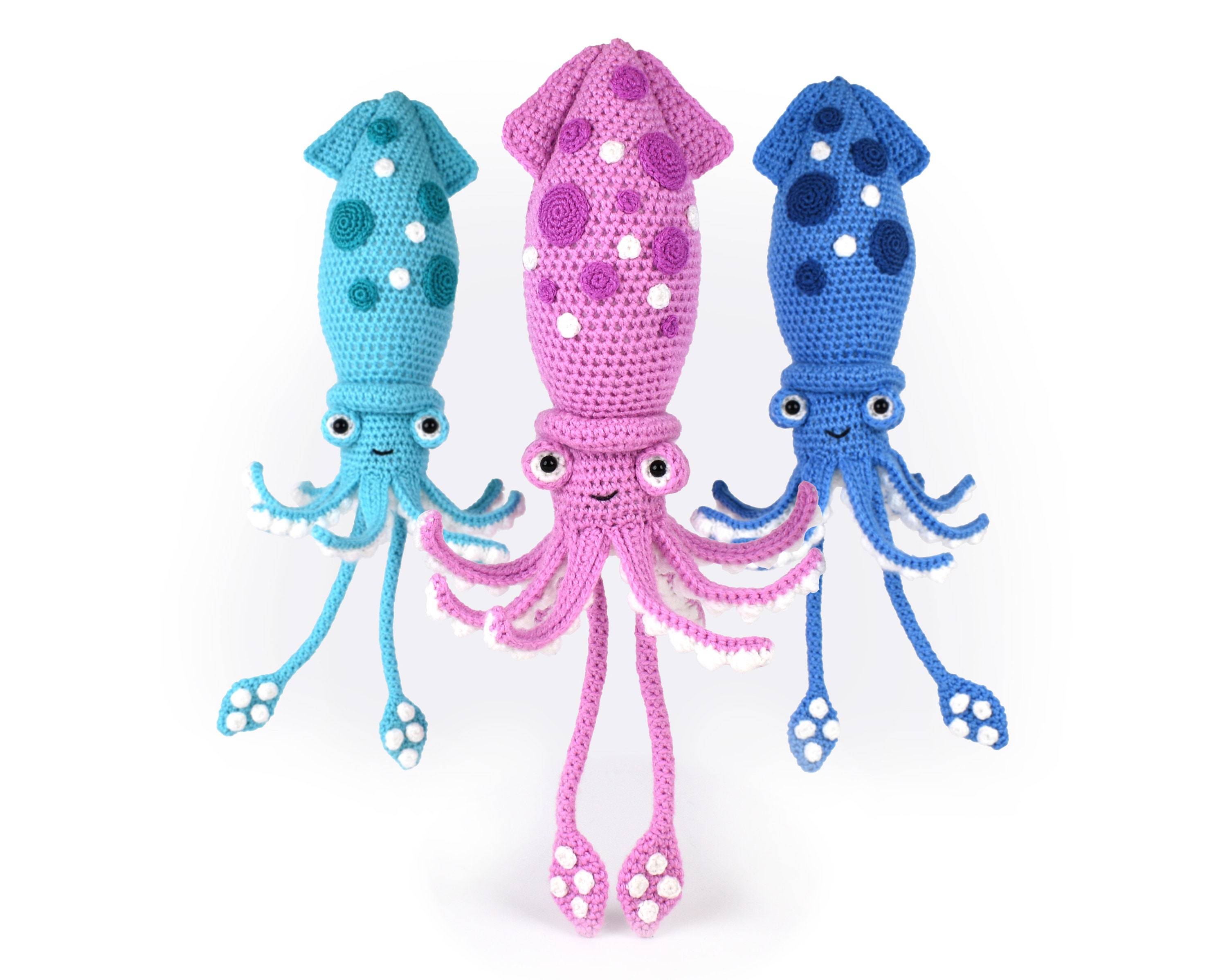 31 Squid Crochet Patterns for Ocean-Loving Crafters 4 Sandy the Squid Crochet Pattern: Amigurumi Cephalopod