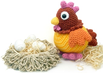 Cheryl the Chicken - Amigurumi Crochet Pattern