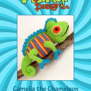 Camelia the Chameleon Amigurumi Crochet Pattern image 6