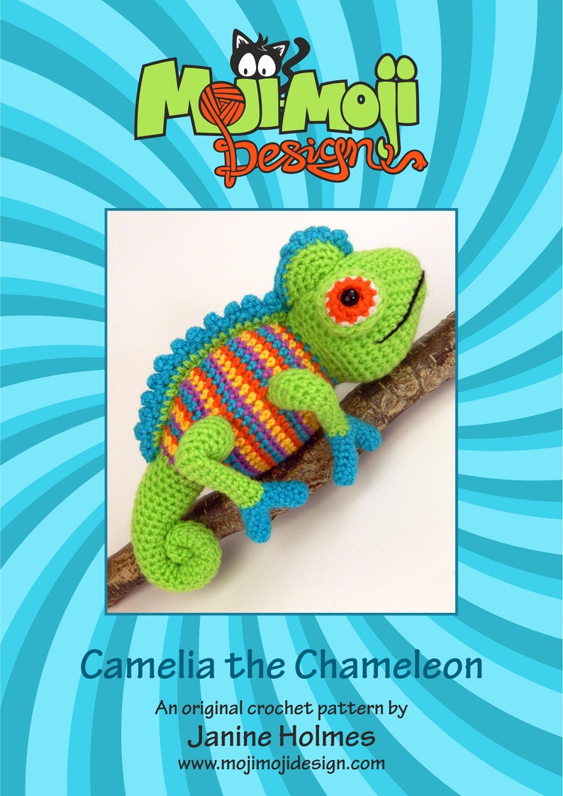 Camelia the Chameleon Amigurumi Crochet Pattern image 6