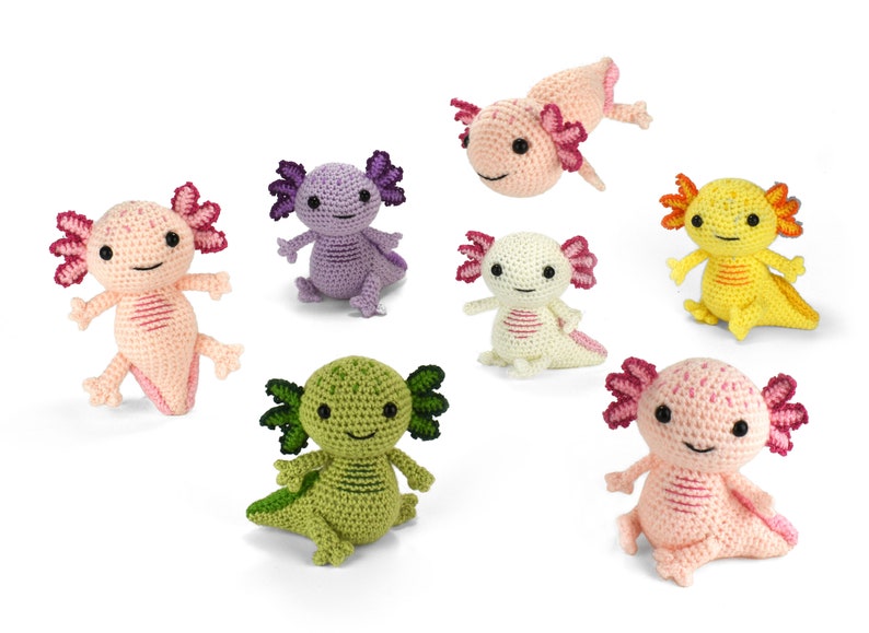 Alice the Axolotl Amigurumi Crochet Pattern image 5