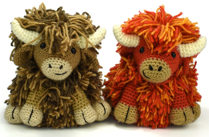 Hilda the Highland Cow Amigurumi Crochet Pattern image 4