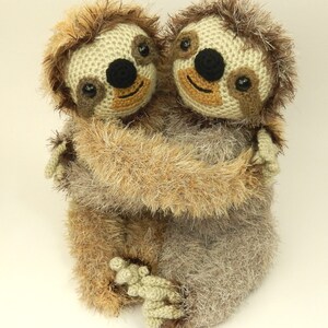 Slocombe the Sloth Amigurumi Crochet Pattern image 2