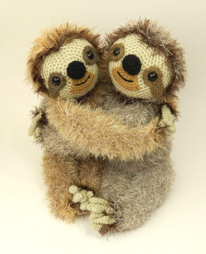 Slocombe the Sloth Amigurumi Crochet Pattern image 2