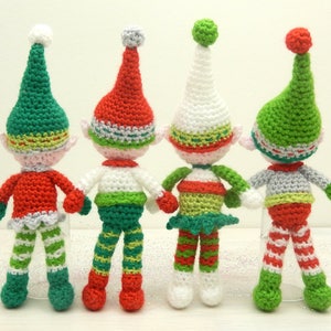 Christmas Elf Quartet Amigurumi Crochet Pattern image 7