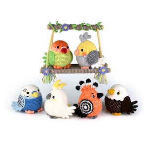 Feathered Friends Amigurumi Crochet Pattern image 1