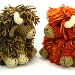 Hilda the Highland Cow Amigurumi Crochet Pattern image 3