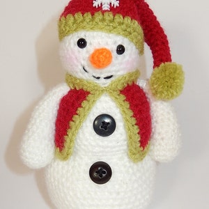 Frosty, Freezy and Fred Snowman Amigurumi Crochet Pattern image 3