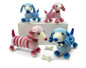 Daisy and Duke the Dachshunds - Amigurumi Crochet Pattern