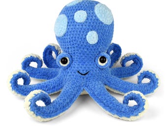 Patrón de crochet - Otto el Pulpo - Amigurumi