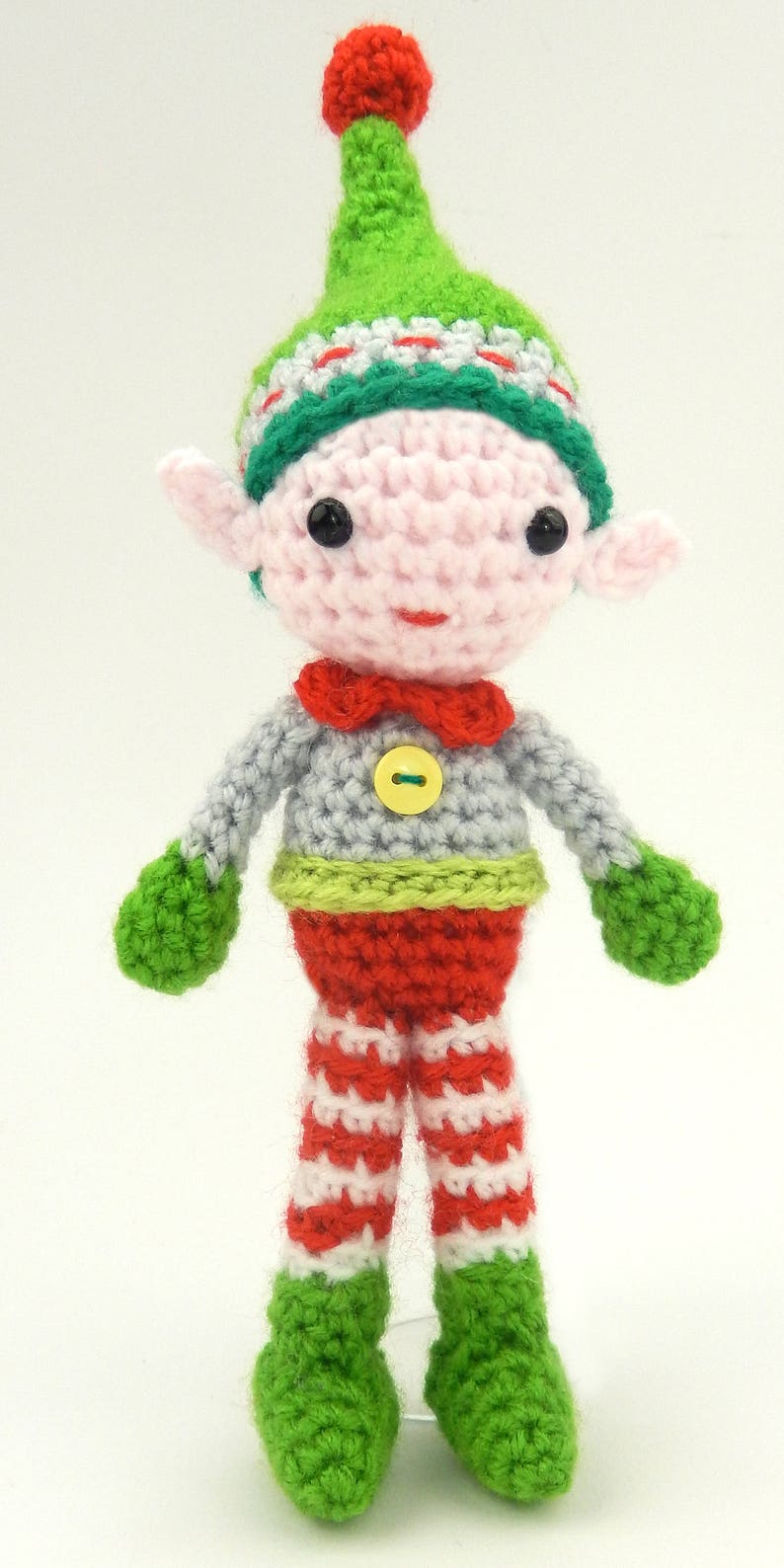 Christmas Elf Quartet Amigurumi Crochet Pattern image 6