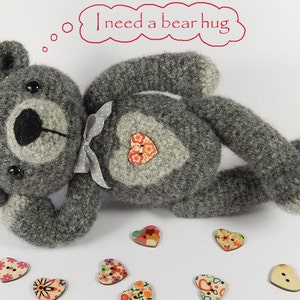 Huggy Bear Amigurumi Crochet Pattern image 6