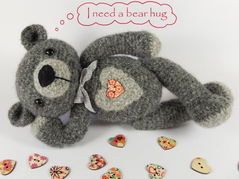 Huggy Bear Amigurumi Crochet Pattern image 6