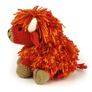 Hilda the Highland Cow Amigurumi Crochet Pattern image 6