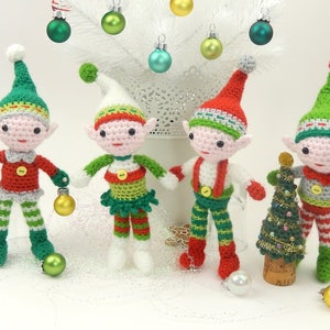 Christmas Elf Quartet Amigurumi Crochet Pattern image 9