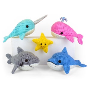 Crochet Pattern - Ocean Buddies - Amigurumi
