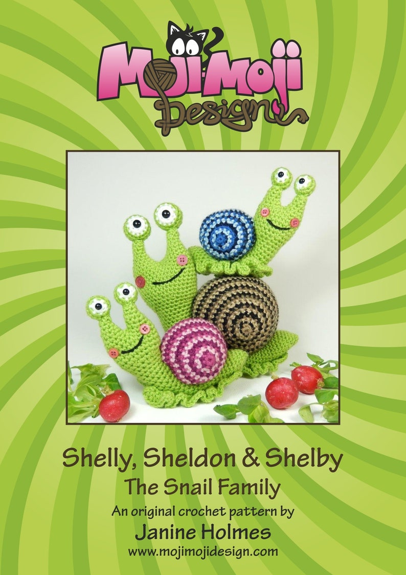 Shelley the Snail and Family Amigurumi Crochet Pattern image 6