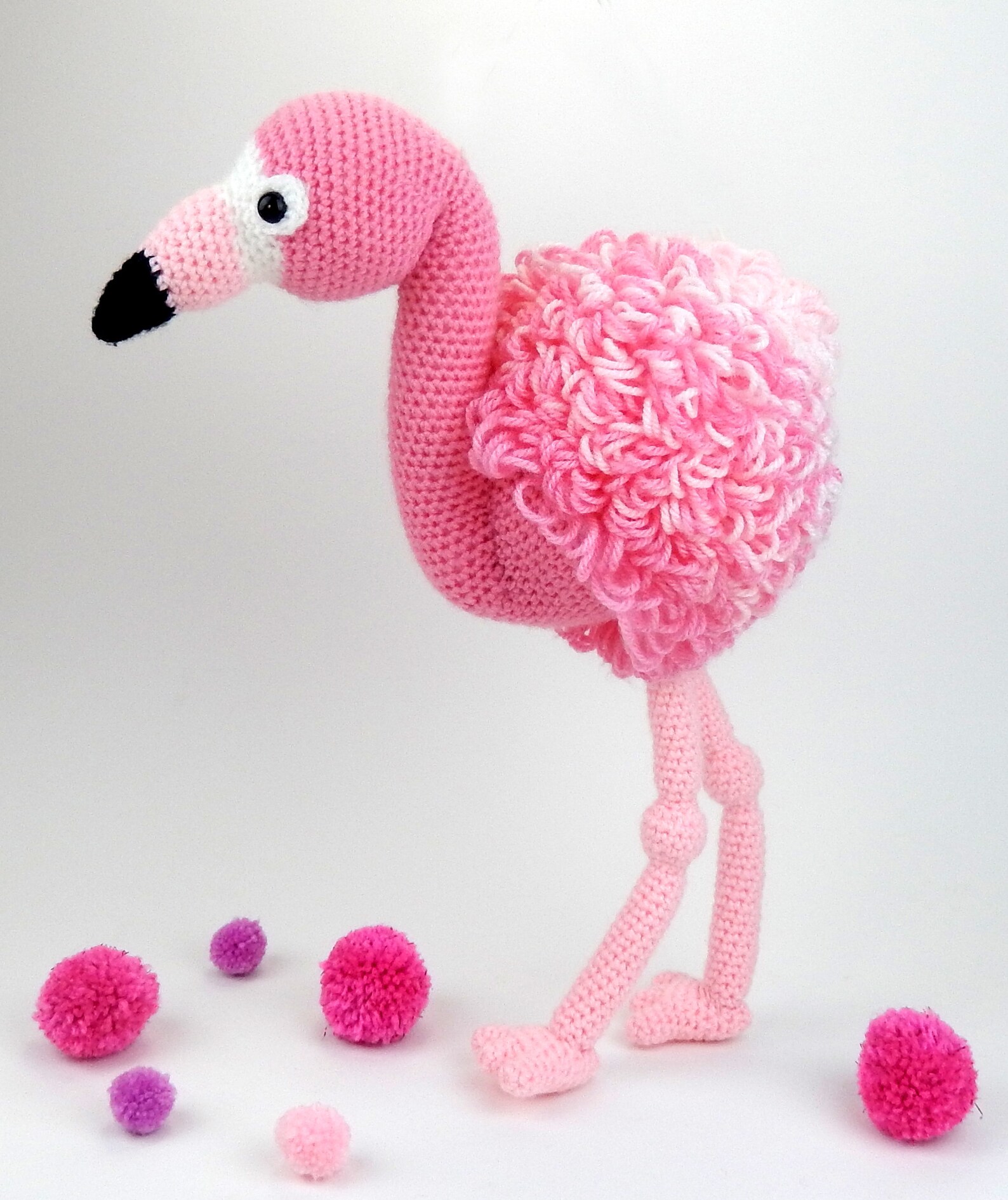 thumbnail image 2 of Fleur The Flamingo Sewing Pattern - Funky Friends Factory Stuffed Animal Pattern 2 of 13