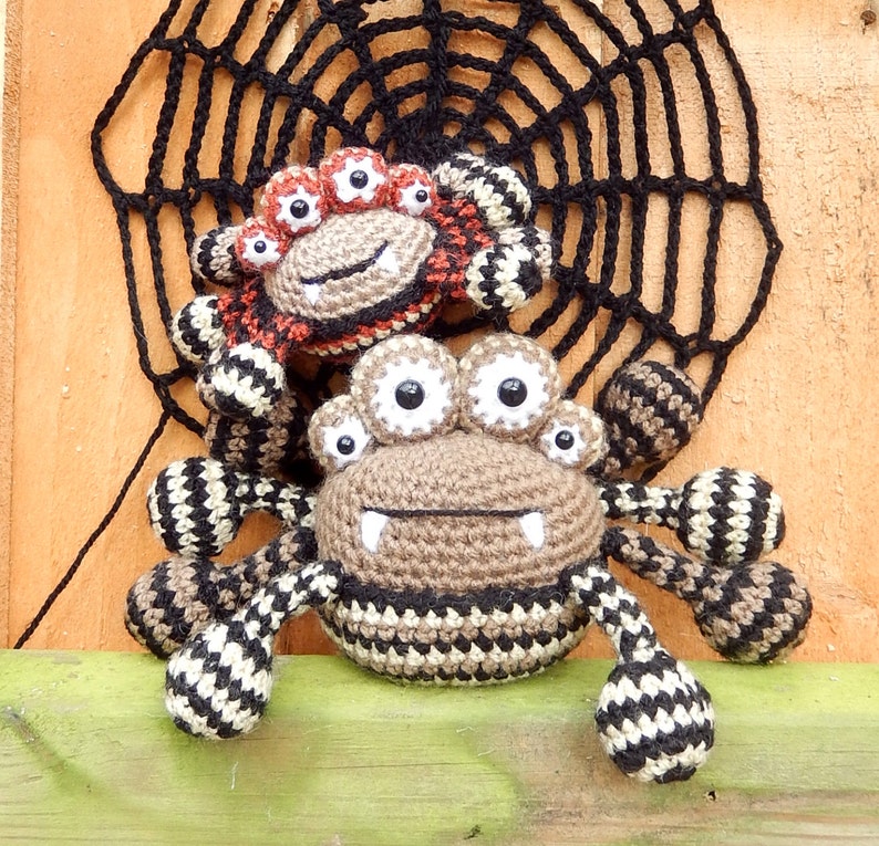 Spencer the Spider and Friends Amigurumi Crochet Pattern image 1