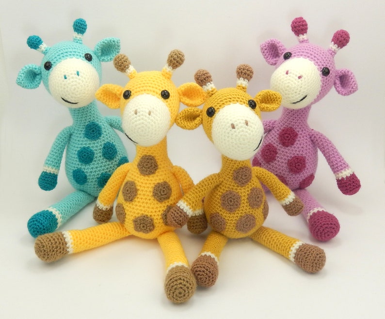 Giles the Giraffe Amigurumi Crochet Pattern image 2