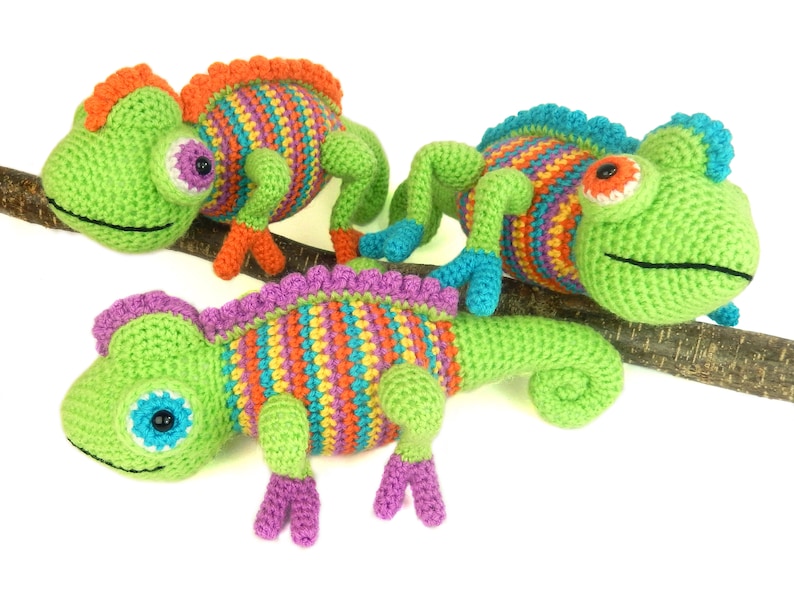 Camelia the Chameleon Amigurumi Crochet Pattern image 5